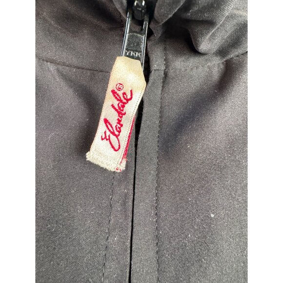 Vintage Elendale Colonial Country Club Embroidered Black Vest XL 100% Polyester - Picture 14 of 16